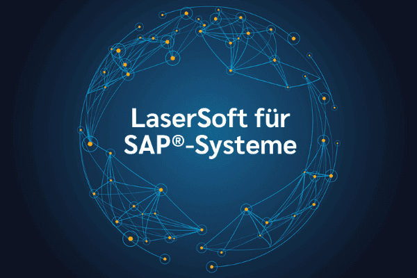 product name on an abstract blue and yellow background