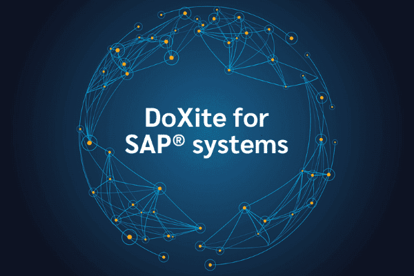 product name on an abstract blue and yellow background